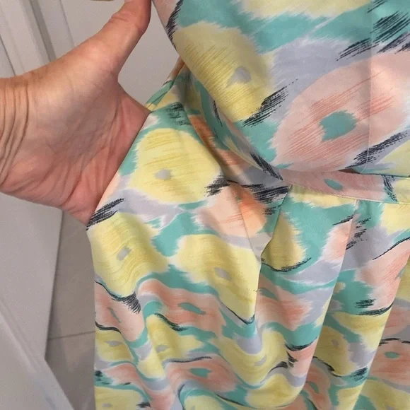 VINTAGE Mister Leonard 1980/81 Floral Pastel SKIRT SET See Size Below - Picture 9 of 17